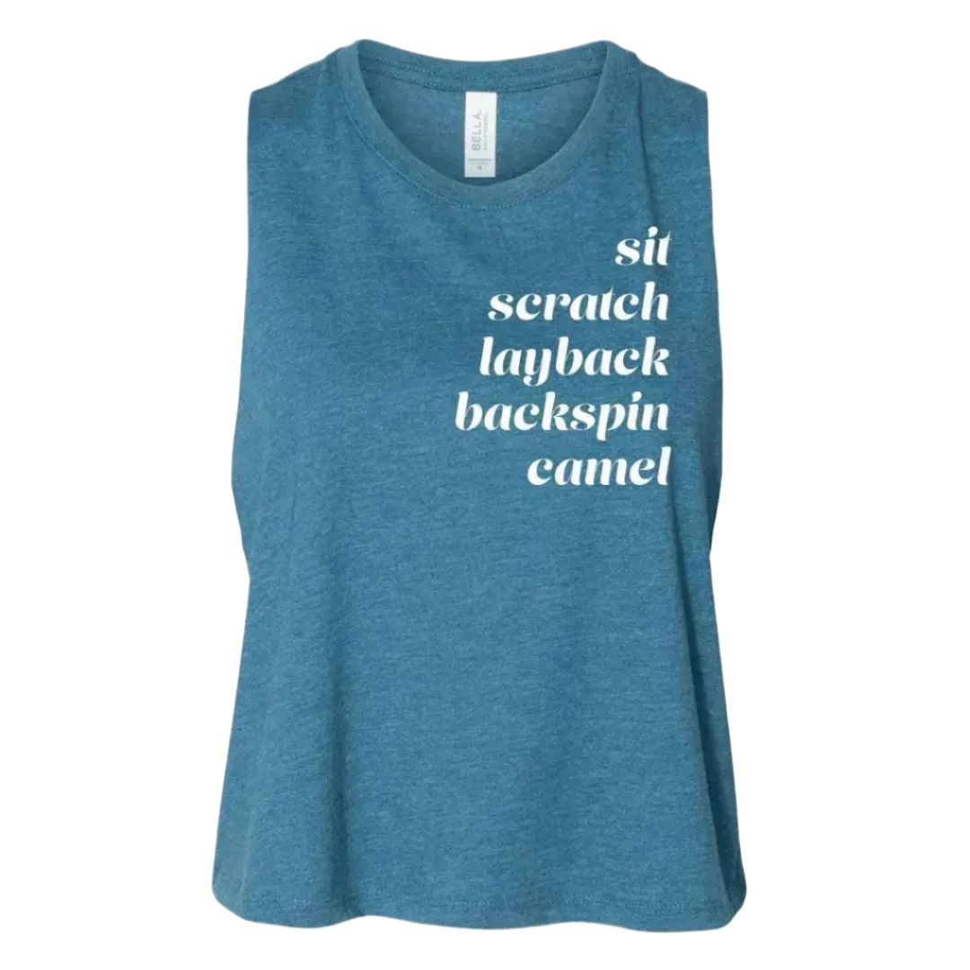 Spins Racerback Crop