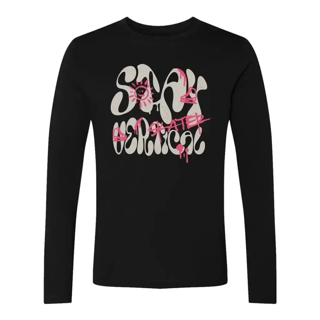 Stay Vertical Unisex Cotton Long Sleeve Crew Adults Skate Too LLC