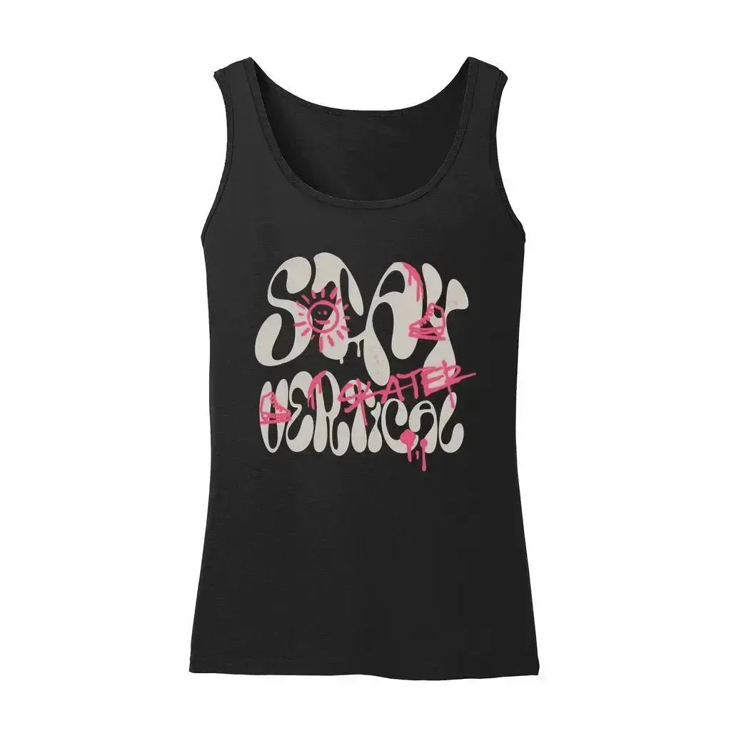 Stay Vertical Women’s Softstyle Tank Top Adults Skate Too LLC