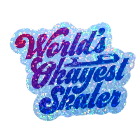World's Okayest Skater Holo Sticker