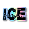 Ice Skater Holographic Sticker