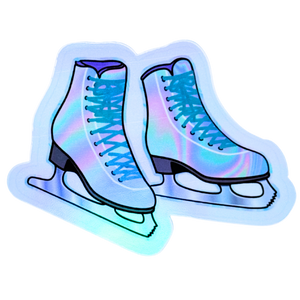 Oil Slick Skates Holographic Sticker