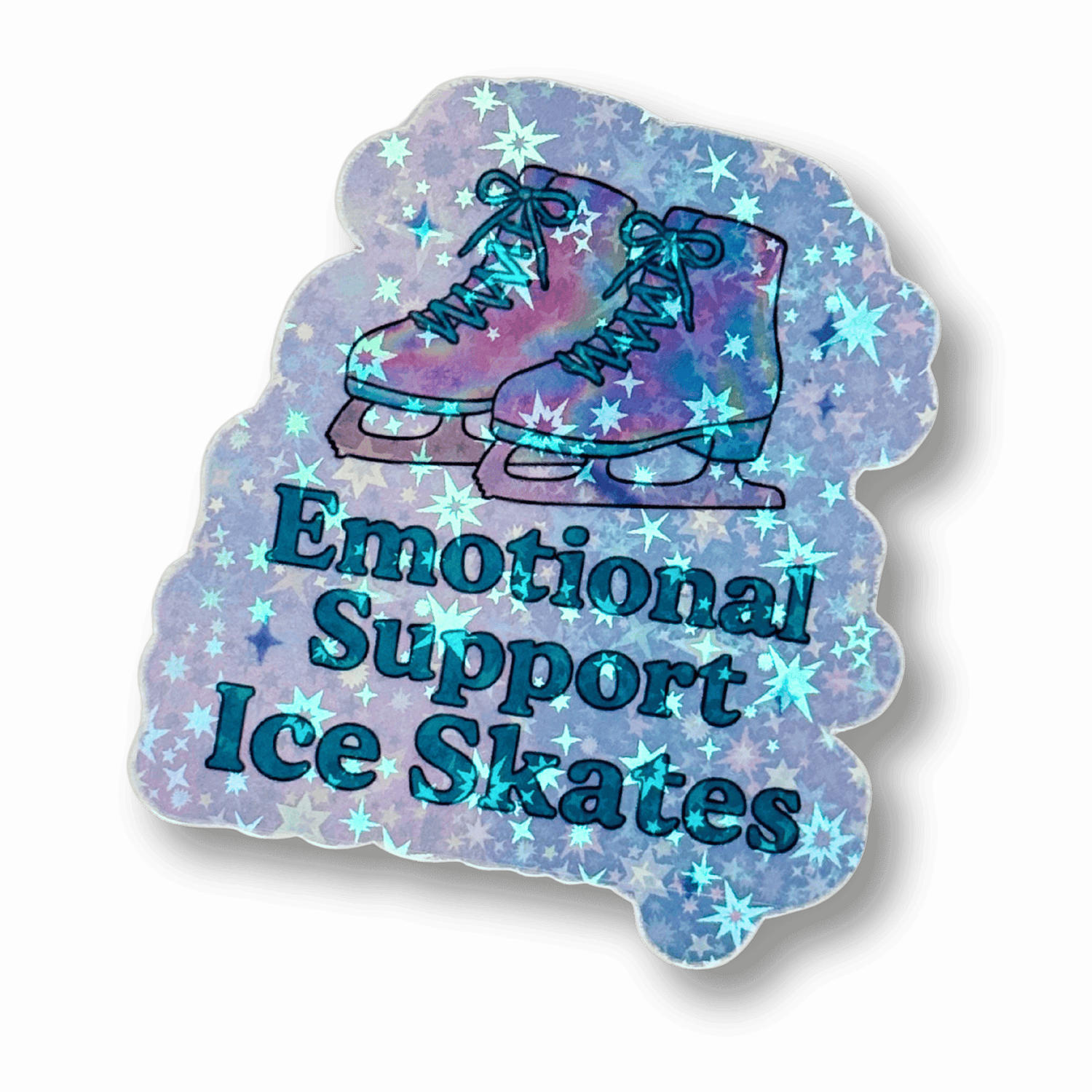 Emotional Support Ice Skates Sticker