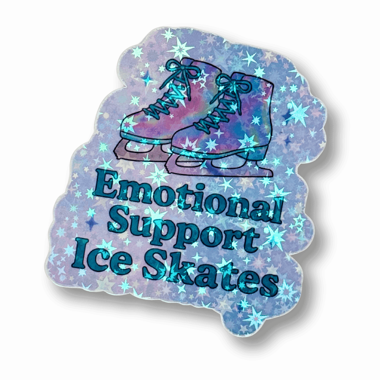 Emotional Support Ice Skates Sticker