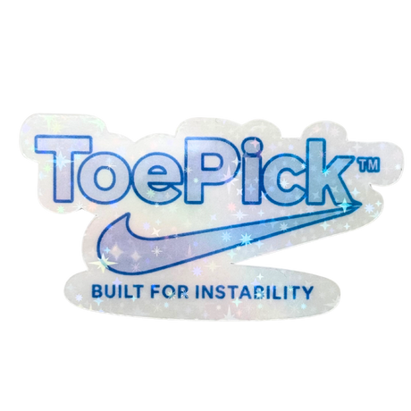 Toepick - Built For Instability Stickers