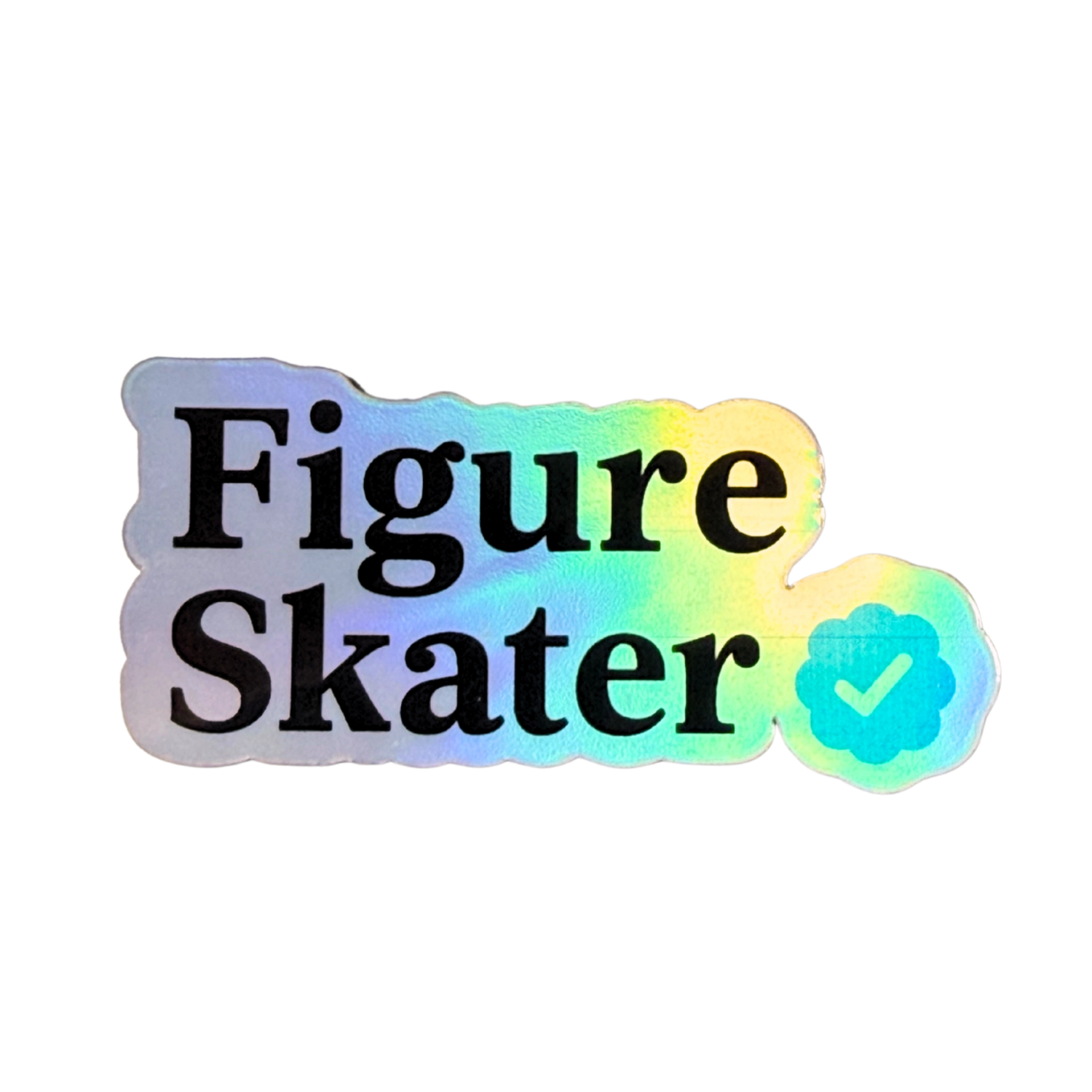 Verified Figure Skater Holo Stickers