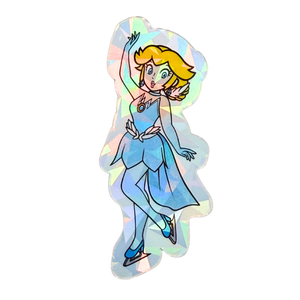Skating Princess P Holo Stickers