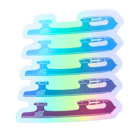 Blades Ombre Holo Stickers