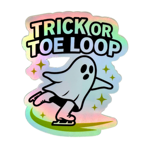 Trick or Toe Loop Holo Sticker