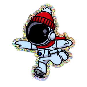 Cosmic Skater Holo Glitter Sticker