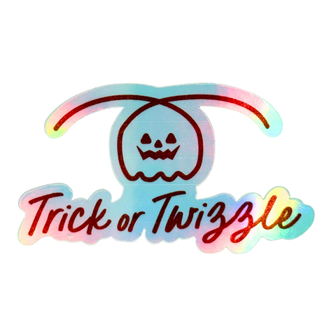 Trick Or Twizzle Holo Stickers