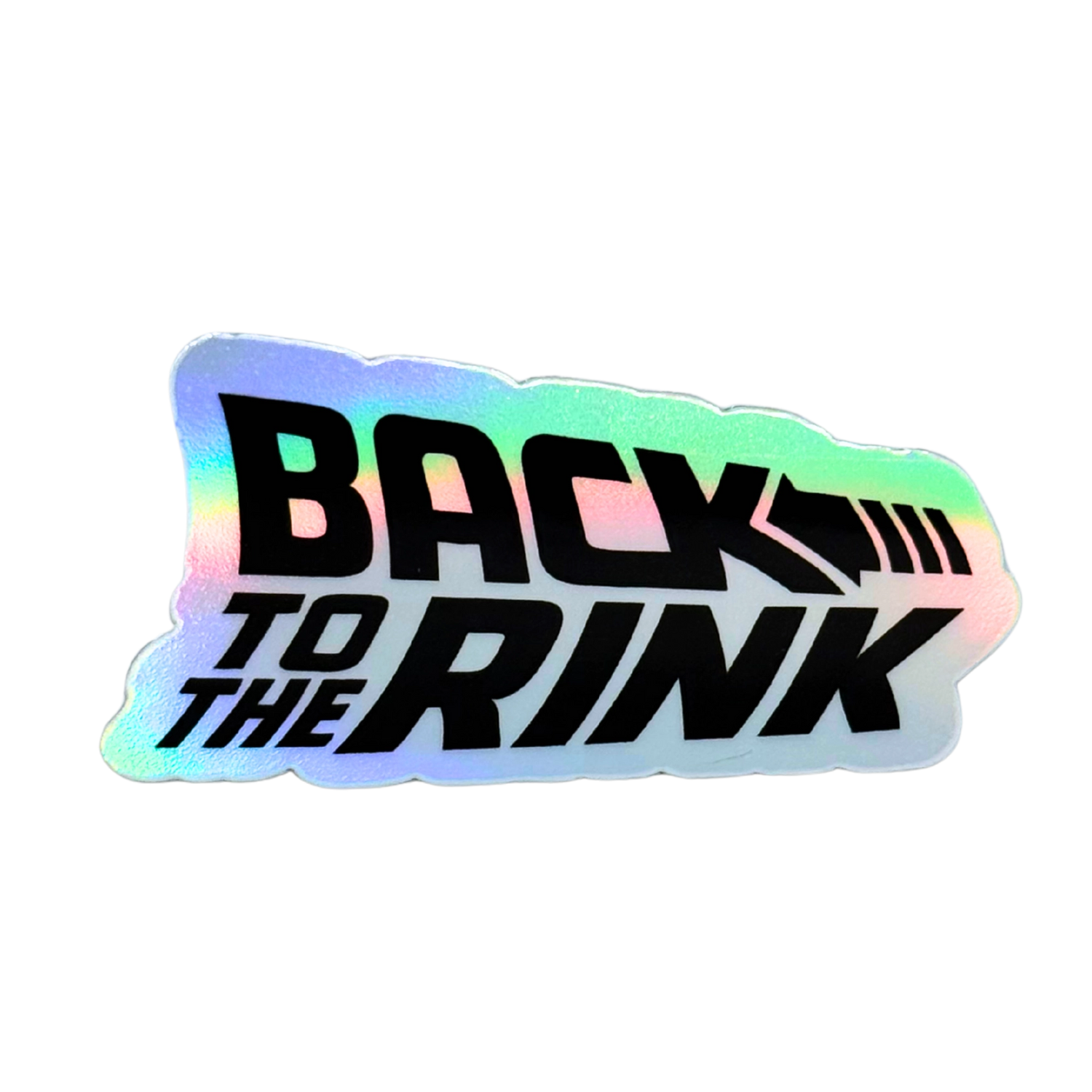 Back to the Rink Holo Stickers