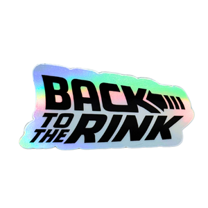 Back to the Rink Holo Stickers