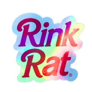 Rink Rat Holographic Stickers