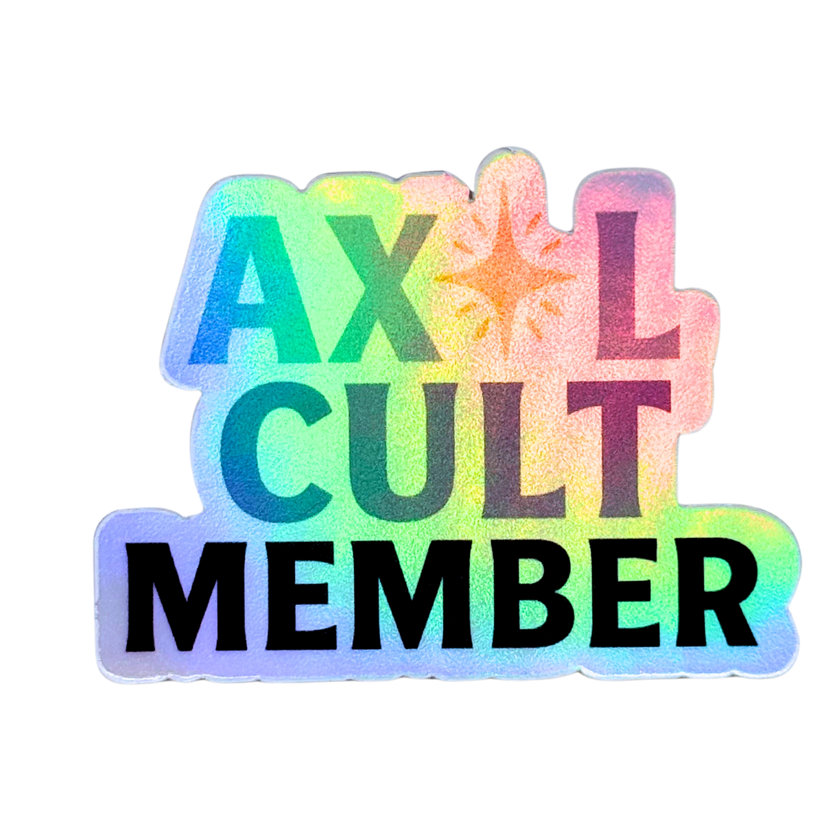 Axel Cult Member Holo Stickers