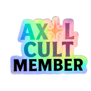 Axel Cult Member Holo Stickers