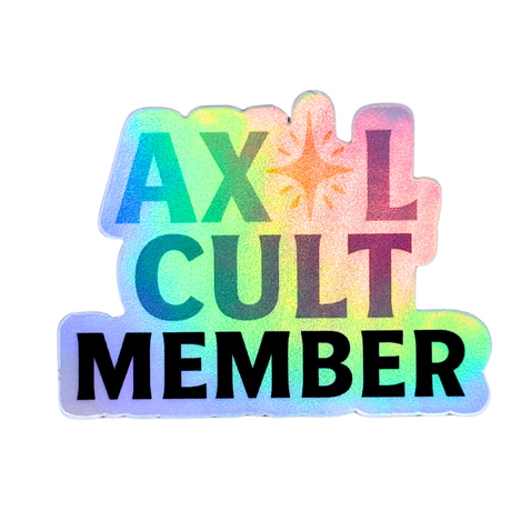 Axel Cult Member Holo Stickers