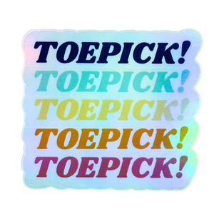 Toepick! Holo Stickers