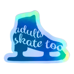 AST Skate Silhouette Holo Stickers