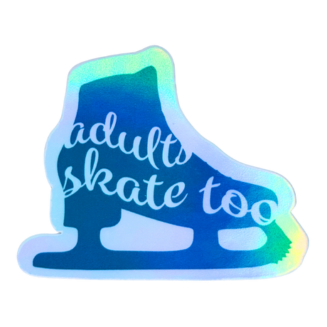 AST Skate Silhouette Holo Stickers