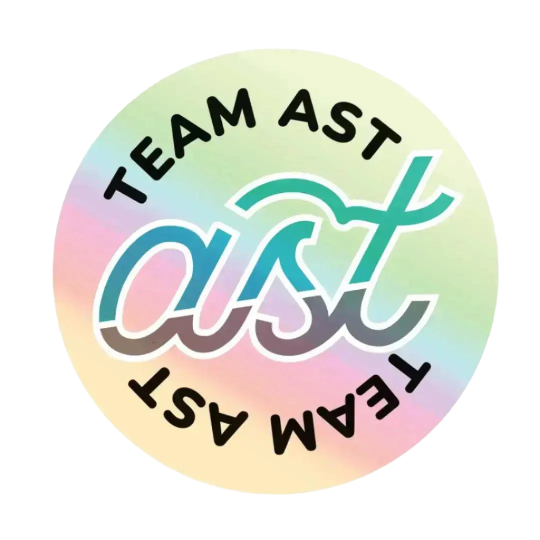 Team AST Holographic Sticker