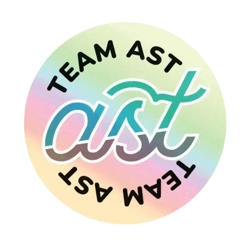 Team AST Holographic Sticker