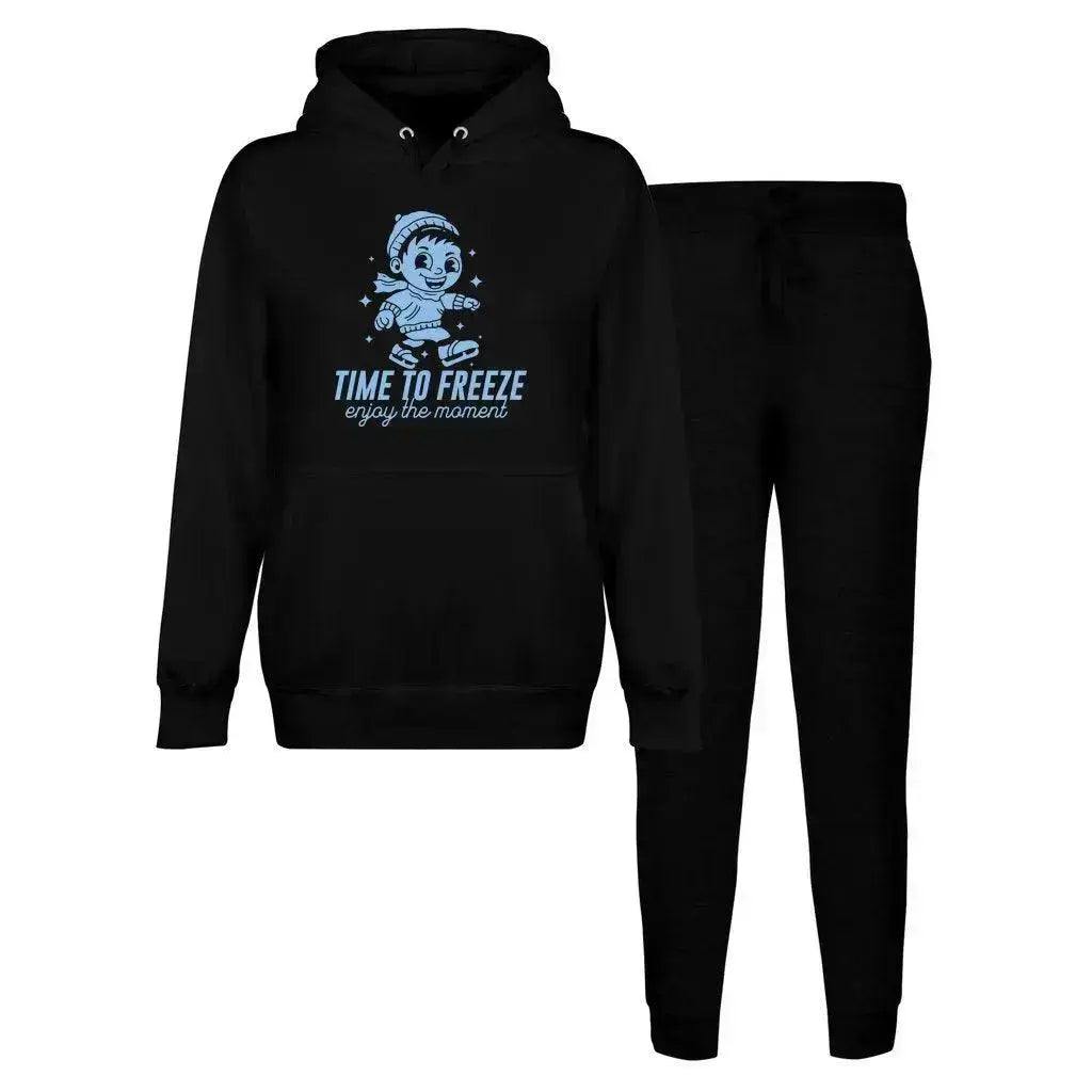 Time To Freeze Unisex Hoodie Lounge Set Adults Skate Too LLC