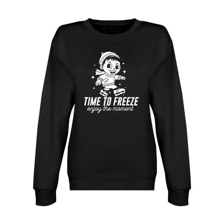 Time To Freeze Unisex Sweatshirt Adults Skate Too LLC