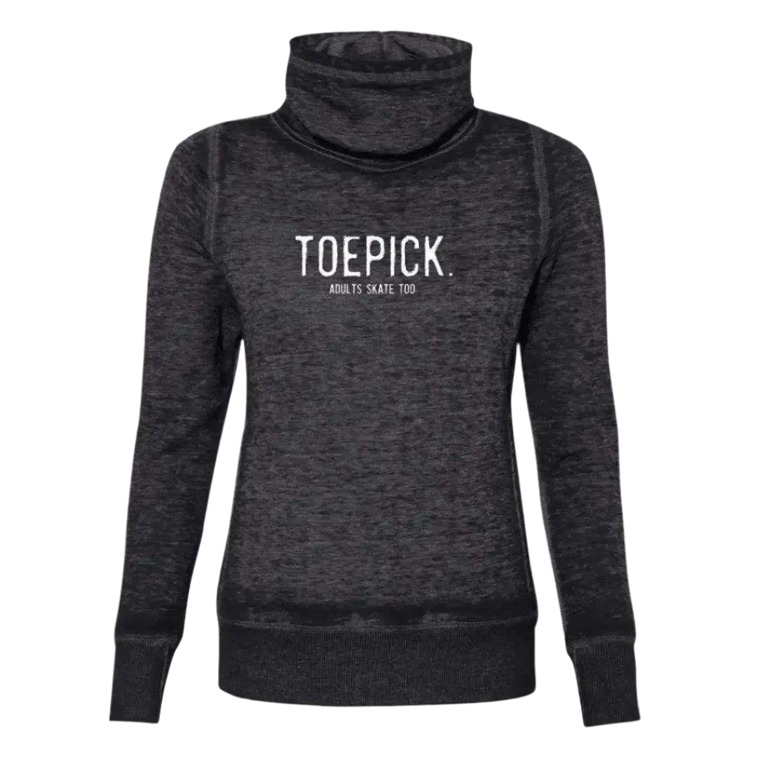 Toepick Cowl Neck Sweatshirt