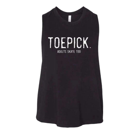 Toepick Racerback Crop - Adults Skate Too LLC