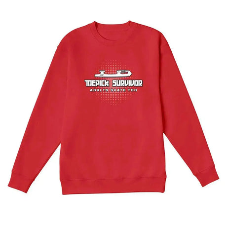 Toepick Survivor Crewneck Sweatshirt Premium Adults Skate Too LLC