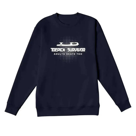 Toepick Survivor Crewneck Sweatshirt Premium Adults Skate Too LLC