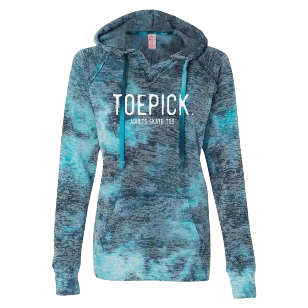 Toepick Burnout Hoodie - Adults Skate Too LLC