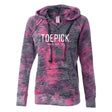 Toepick Women’s Burnout Hooded Sweatshirt Adults Skate Too LLC