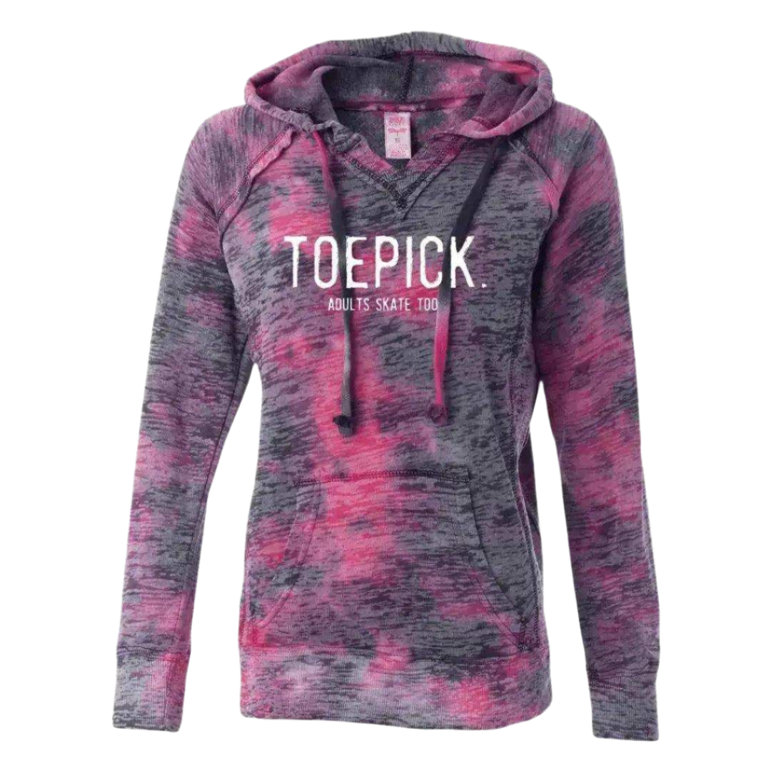 Toepick Burnout Hoodie - Adults Skate Too LLC