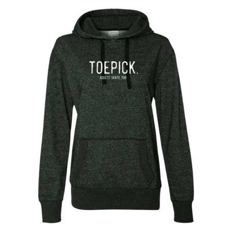 Toepick Glitter Hoodie - Adults Skate Too LLC