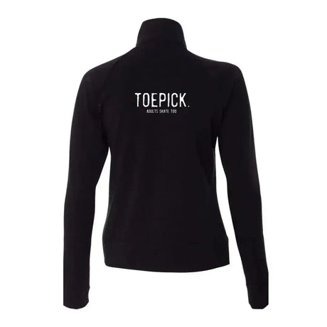 Toepick Women's Zip Up Practice Jacket Adults Skate Too LLC