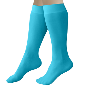 CRS Cross Figure Skate Socks (2 Pair) - Knee High Tights For Skating