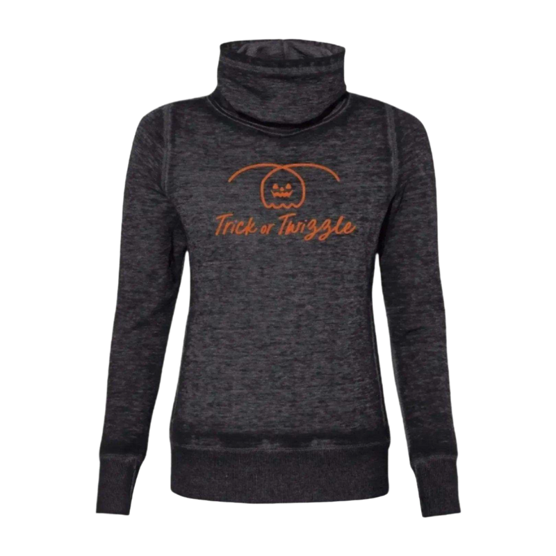 Trick or Twizzle Cowl Neck Sweatshirt