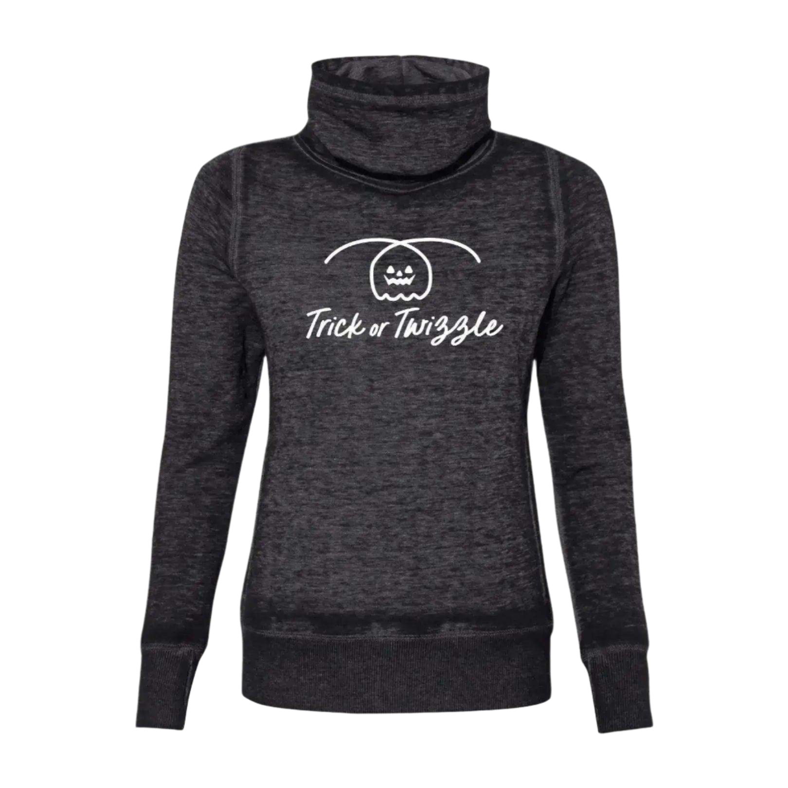 Trick or Twizzle Cowl Neck Sweatshirt