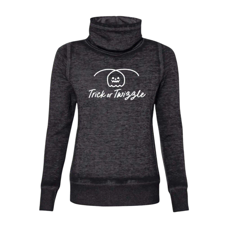 Trick or Twizzle Cowl Neck Sweatshirt