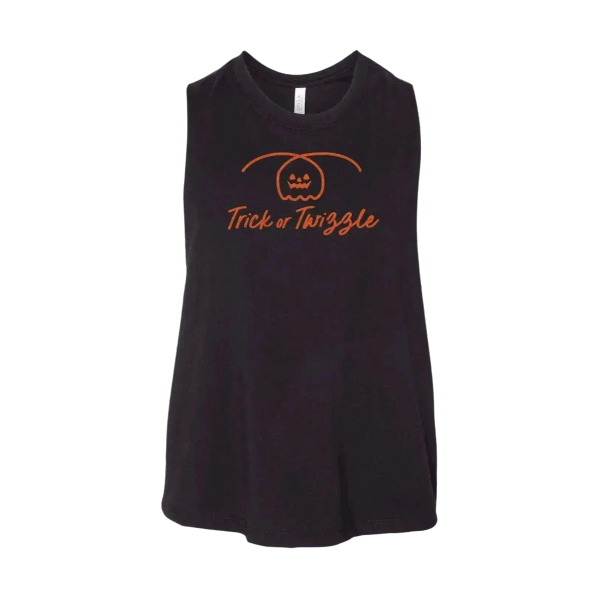 Trick or Twizzle Racerback Crop - Adults Skate Too LLC