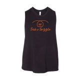 Trick or Twizzle Racerback Crop - Adults Skate Too LLC