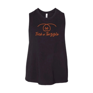 Trick or Twizzle Racerback Crop - Adults Skate Too LLC