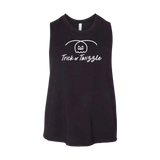 Trick or Twizzle Racerback Crop - Adults Skate Too LLC