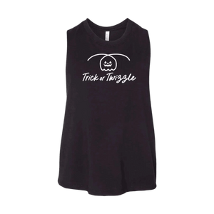 Trick or Twizzle Racerback Crop - Adults Skate Too LLC