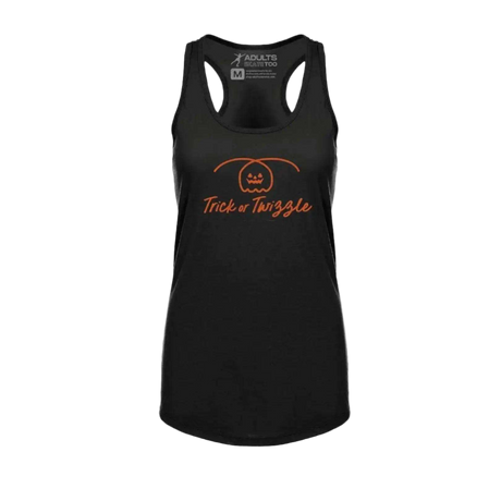 Trick or Twizzle Racerback Tank - Adults Skate Too LLC