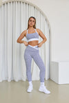 Astoria LUXE BALANCE Signature Sports Crop - Blue Lattice - Adults Skate Too LLC