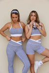 Astoria LUXE BALANCE Headband - Blue Lattice - Adults Skate Too LLC