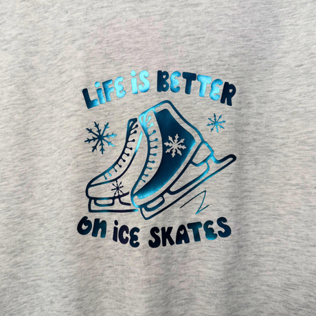 Life Is Better on Ice Skates Dolman Tee